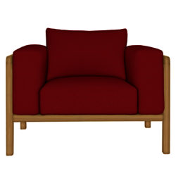 Furia Heming Armchair Azul Red